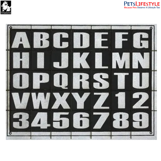 Truelove Personalised Reflective Patch – Alphabet & Number Harness Patch