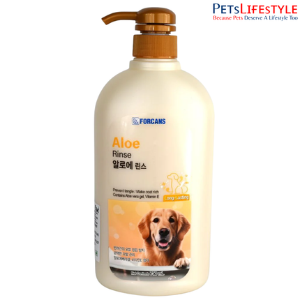 Forcans Aloe Rinse Dog & Cat Conditioner – Deep Moisturizing Pet Coat Conditioner