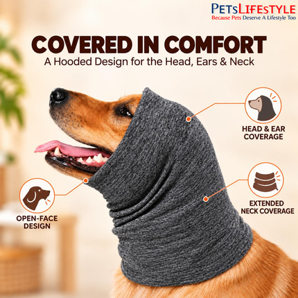 Canine Desk Pet Grooming Hoodie – Groomy Hoodie for Dogs & Cats