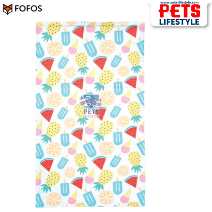 FOFOS Fruits Cooling Mat 90×50 cm – Cooling Gel Mat for Dogs