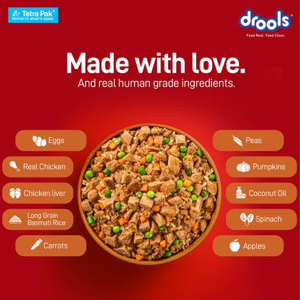 Drools Tetra Pack Real Chicken Pumpkin Wet Dog Food