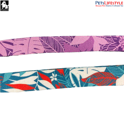 Truelove Multi Handle Floral Leash – Camouflage Blue – Premium Control Dog Leash