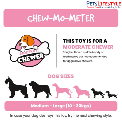 FOFOS Chew Tuff Dog Toy Koala – Koala-Shaped Dog Chew Toy for Playtime & Enrichment