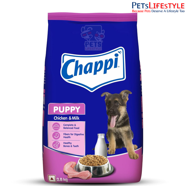 Chappi Puppy Dry Dog Food - Chicken and Milk