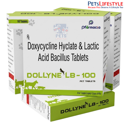 Pfarmacia Dollyne LB Tablets for Dogs & Cats, 10 Tablets