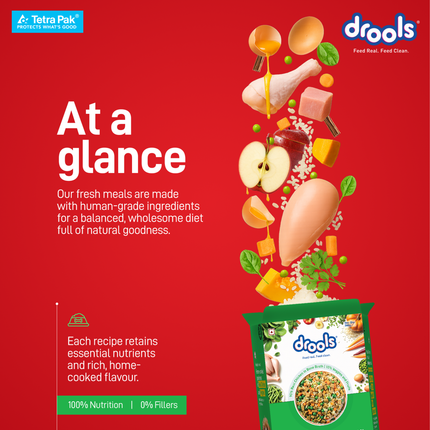 Drools Tetra Pack Real Chicken Veggies Wet Dog Food