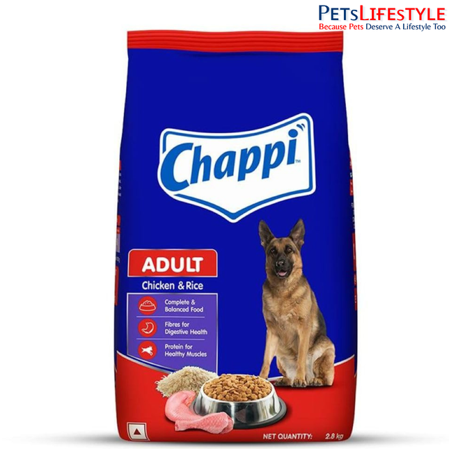 Chappi Adult Dry Dog Food - Chicken and Rice