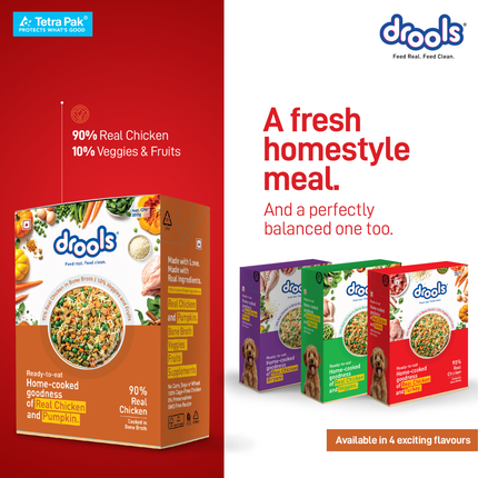 Drools Tetra Pack Real Chicken Pumpkin Wet Dog Food