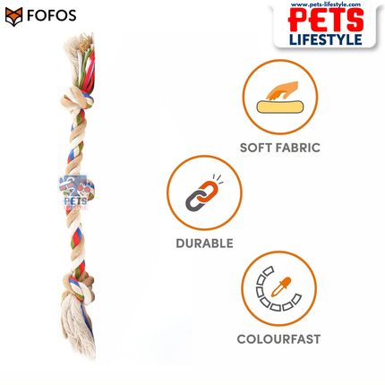 Barkbutler x FOFOS Flossy Rope Toy – With Ball