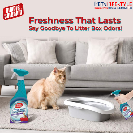 Simple Solution Cat Litter Deodorizer Spray 500 ml – Long-Lasting Odour Control