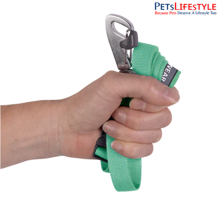 Ruffwear Flagline Dog Leash Sage Green | Lightweight Hands-Free Running & Hiking Leash for Dogs