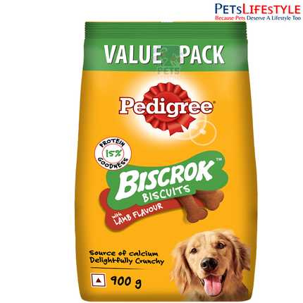 Pedigree Biscrok Biscuits for Dogs - Lamb Flavour