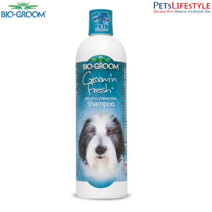 Bio-Groom Groom’n Fresh Odor Eliminating, Sulfate-Free Dog Shampoo (355 ML)