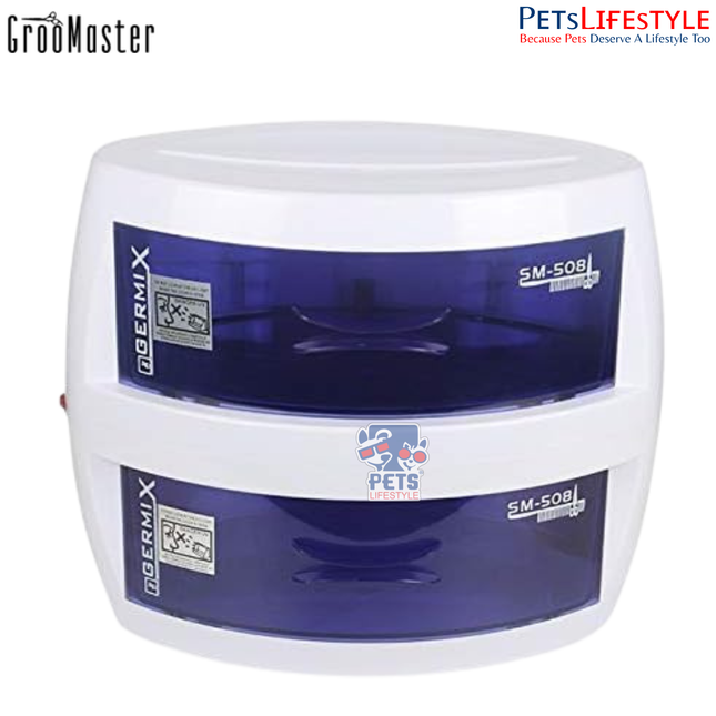 GrooMaster Sterilizing Box – Double Drawer UV Tool Sterilizer FromMaster Series