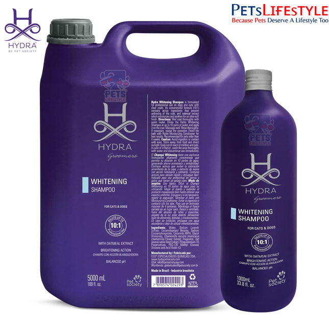 Hydra Groomers Whitening Shampoo for Cats & Dogs