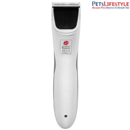 KISS Cordless Pet Trimmer MC-230 – 3 Adjustable Speeds, Low-Noise Grooming Clipper