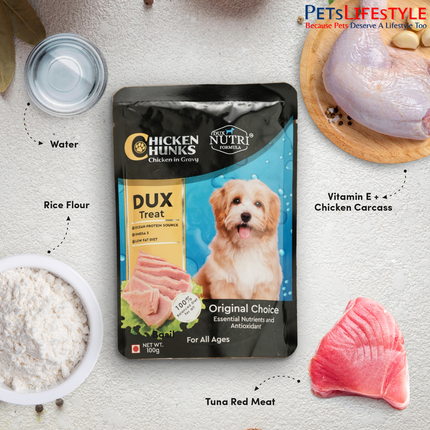 DUX Chicken Gravy Wet Dog Food 100 g