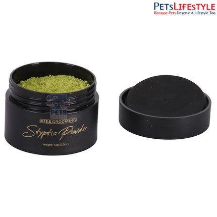 KISS Grooming Styptic Powder for Pets – Anti-Clump Formula for Minor Bleeding