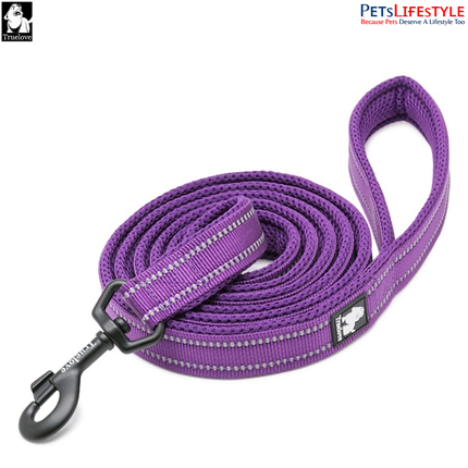 Truelove Classic Leash (Purple)  Reflective Heavy-Duty Performance Leash