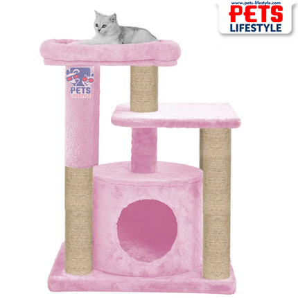 Canine Desk Condo Kitten Cat Tree - Hanging Ball