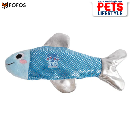 FOFOS Sardine Dancing Fish Electronic Cat Toy USB Rechargeable  Catnip Motion Toy