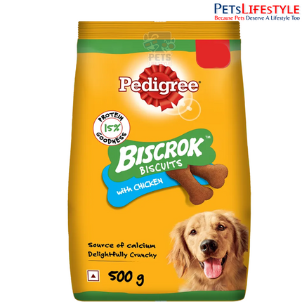 Pedigree BISCROK Chicken Flavour Dog Biscuits