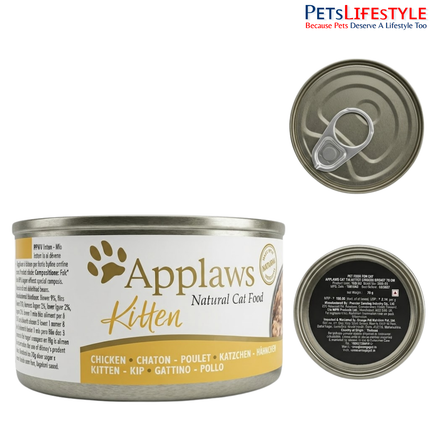 Applaws 53% Chicken Breast Natural Wet Kitten Food - 70 g