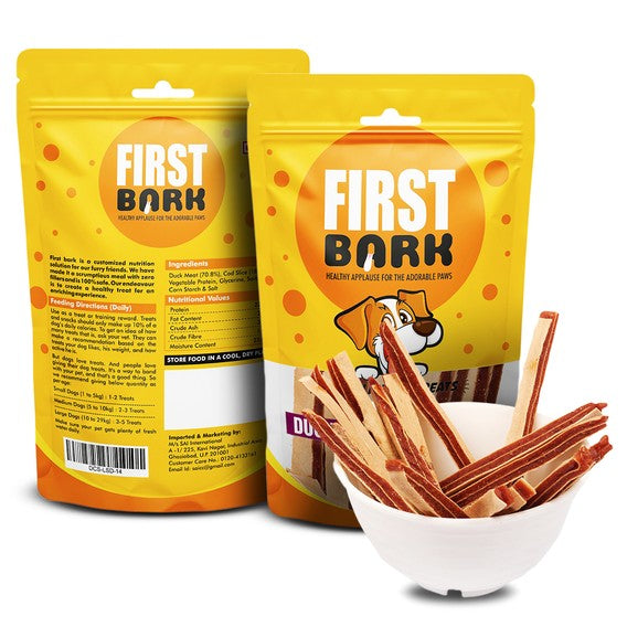 First Bark Duck & Cod Sandwich Dog Treat- 70g