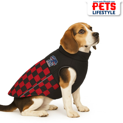 PᴇᴛsLɪғᴇsᴛʏʟᴇ Racing Jacket Dog Winter Coat (Red) – Windproof, Waterproof, Ultra Warm Fleece Lined Pet Jacket (Copy)
