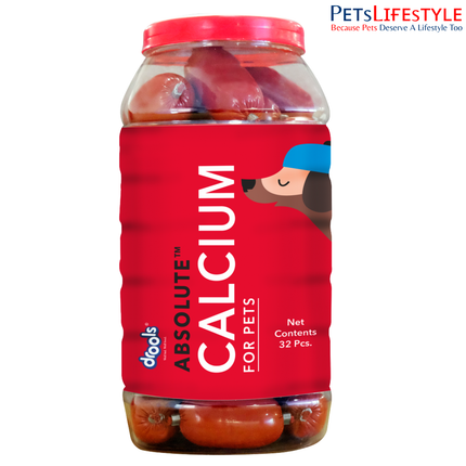 Drools Absolute Calcium Sausage Supplement for Dogs