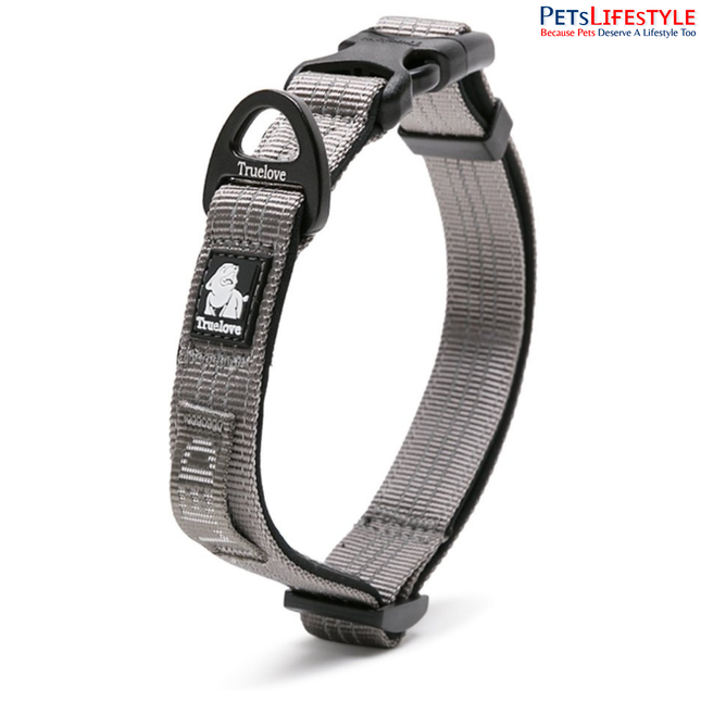 Truelove Padded Collar – Gray– Navigation Reflective Performance Collar