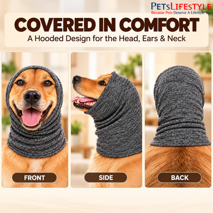 Canine Desk Pet Grooming Hoodie – Groomy Hoodie for Dogs & Cats