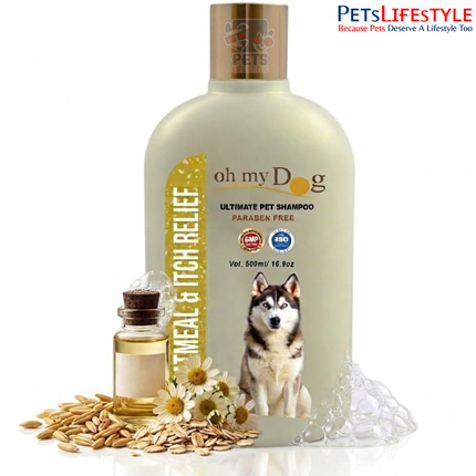 Oh My Dog Oatmeal & Itch Relief Pet Shampoo – Paraben Free
