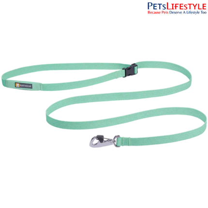 Ruffwear Flagline Dog Leash Sage Green | Lightweight Hands-Free Running & Hiking Leash for Dogs