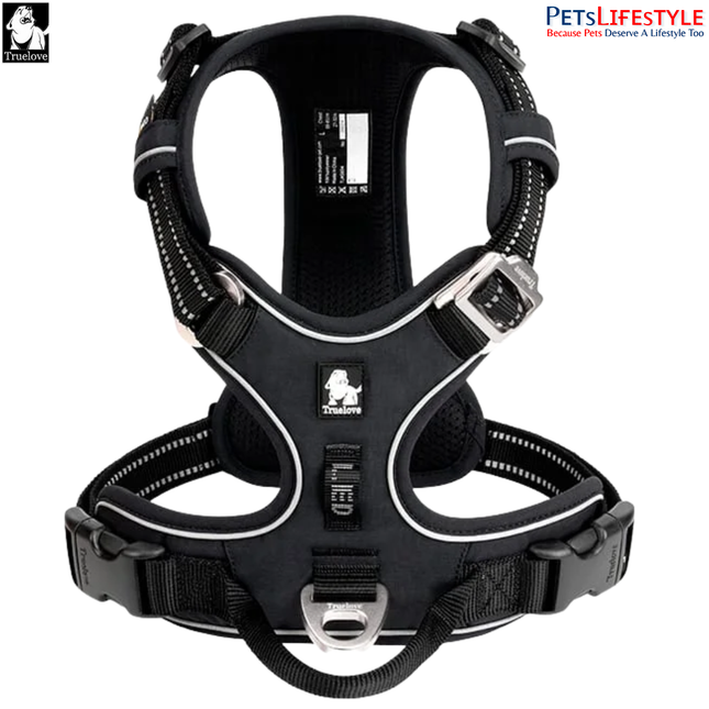 Truelove Ultra-Durable CORDURA Black Harness with Night Visibility