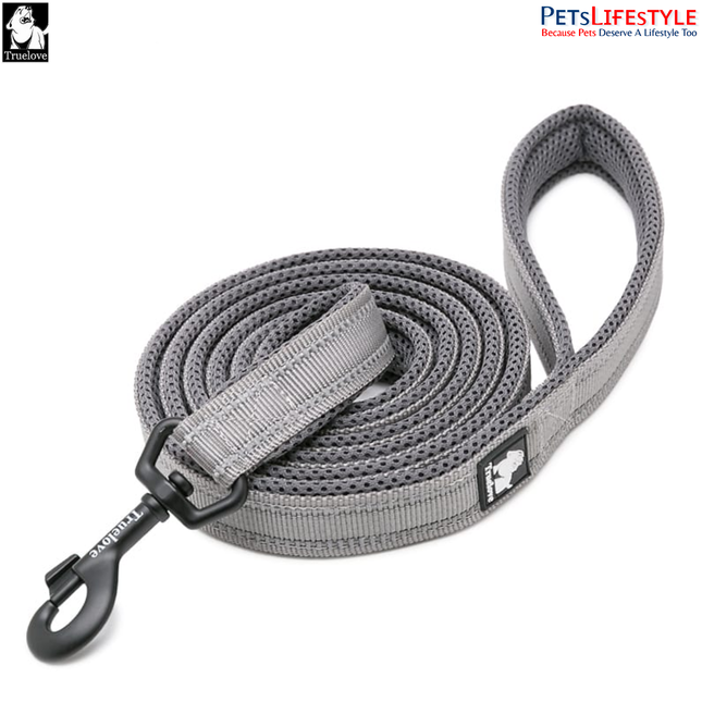 Truelove Classic Leash (Gray)  Reflective Heavy-Duty Performance Leash