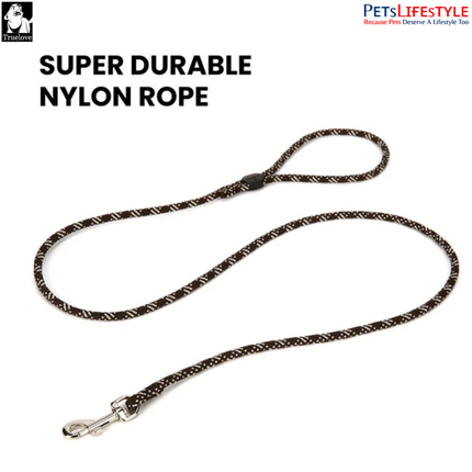 Truelove Basic Dog Rope Leash – Hands-Free Rope Leash for Small & Medium Breeds