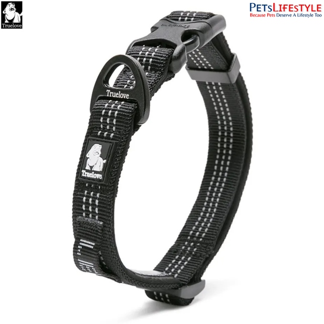 Truelove Padded Collar – Black– Navigation Reflective Performance Collar