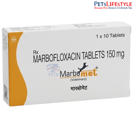 Intas Marbomet 150mg (Marbofloxacin) Tablets for Dogs & Cats