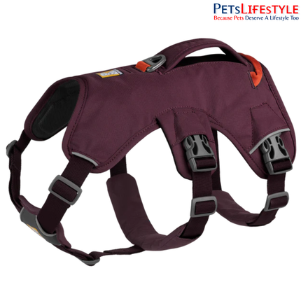 Ruffwear Web Master Dog Harness Purple Rain | Supportive Multi-Use Harness for Assistance, Hiking & Working Dogs