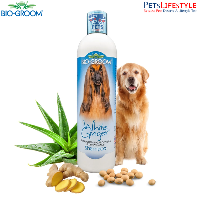 Bio-Groom White Ginger Natural Scents Dog Shampoo 355 ML
