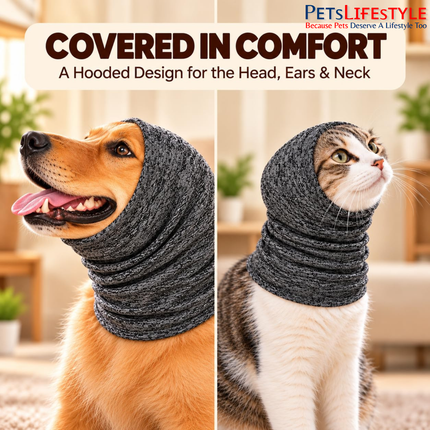 Canine Desk Pet Grooming Hoodie – Groomy Hoodie for Dogs & Cats