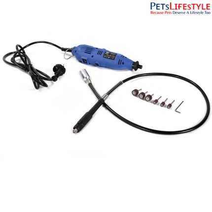 Aeolus Pet Nail Grinder with Shaft Dremel (NG-003) – Adjustable Speed Professional Pet Grooming Tool