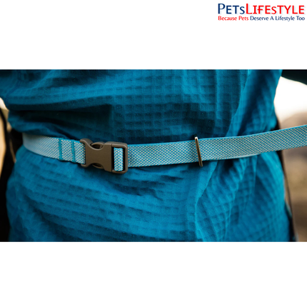 Ruffwear Flagline Dog Leash Blue Dusk | Lightweight Hands-Free Running & Hiking Leash for Dogs