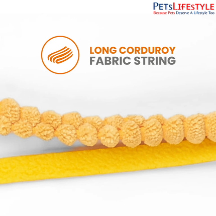 FOFOS Cat Teaser Toy 2-Pack – Interactive Cat Wand Toys with Catnip & Feathers
