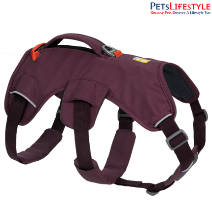 Ruffwear Web Master Dog Harness Purple Rain | Supportive Multi-Use Harness for Assistance, Hiking & Working Dogs