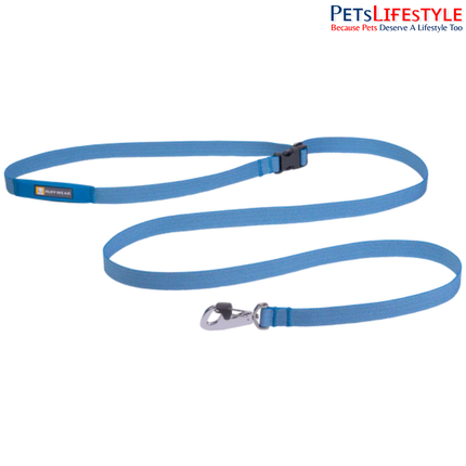 Ruffwear Flagline Dog Leash Blue Dusk | Lightweight Hands-Free Running & Hiking Leash for Dogs