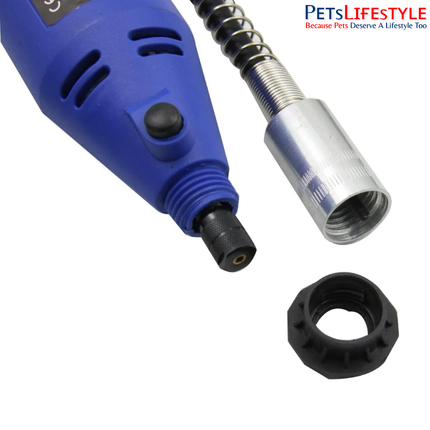 Aeolus Pet Nail Grinder with Shaft Dremel (NG-003) – Adjustable Speed Professional Pet Grooming Tool