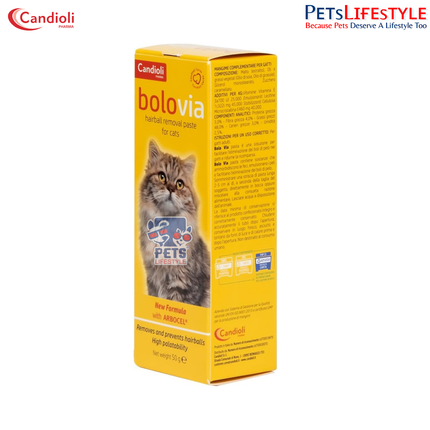Candioli Bolo Via Hairball Removal Paste for Cats