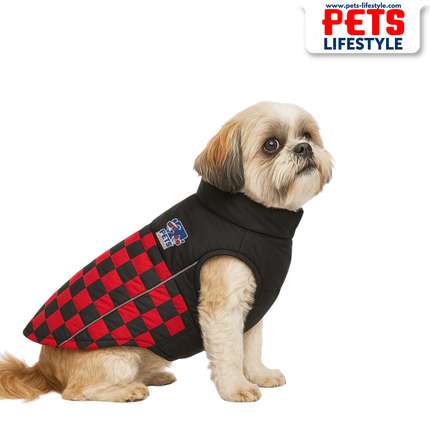 PᴇᴛsLɪғᴇsᴛʏʟᴇ Racing Jacket Dog Winter Coat (Red) – Windproof, Waterproof, Ultra Warm Fleece Lined Pet Jacket (Copy)